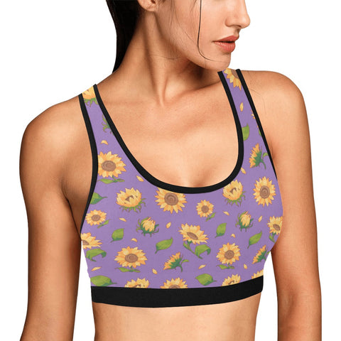 Sunflower-Womens-Bralette-Lavender-Model-Side-View