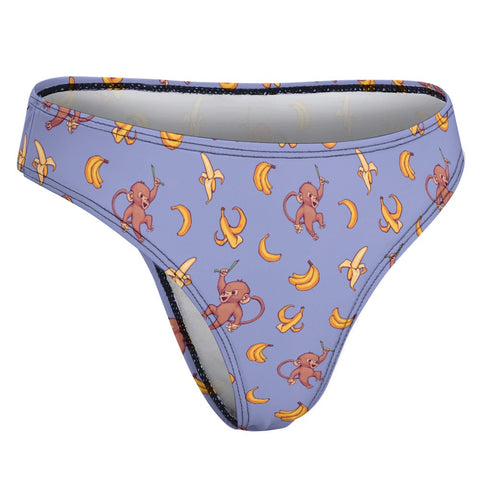 Baby-Monkey-Women's-Thong-Cornflower-Blue-Product-Side-View