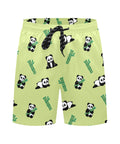Panda-Men's-Swim-Trunks-Khaki-Front-View