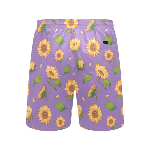 Sunflower-Men's-Swim-Trunks-Lavender-Back-View