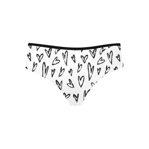 Crazy Hearts Women's Hipster Underwear