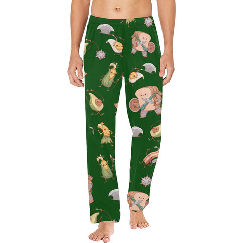 Food Fight Men's Pajamas