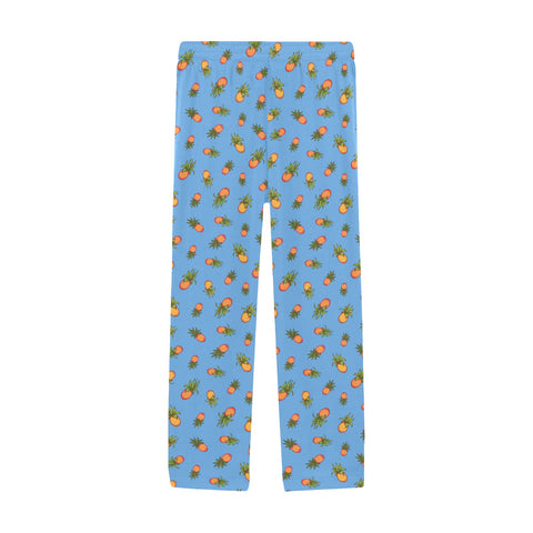 Pineapple-Mens-Pajama-Cornflower-Blue-Front-View