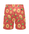 Sunflower-Men's-Swim-Trunks-Dark-Orange-Back-View