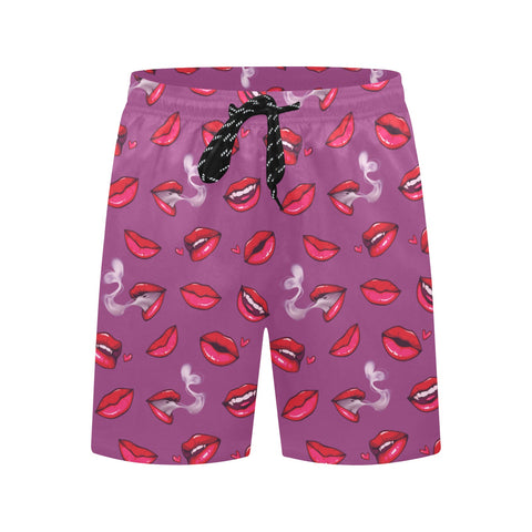 Fatal-Attraction-Mens-Swim-Trunks-Magenta-Front-View