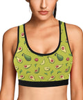 Happy-Avocado-Womens-Bralette-Guacamole-Model-Front-View