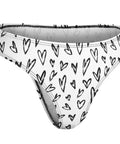 Crazy-Hearts-Women's-Thong-White-Product-Side-View