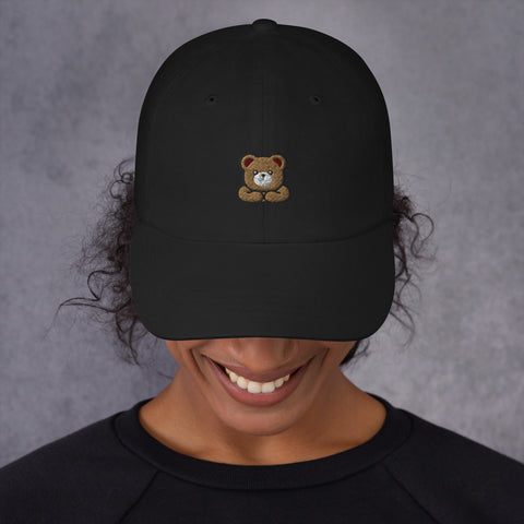 Brown Bear Embroidered Dad Hat