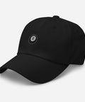 Magic-Eight-Ball-Embroidered-Dad-Hat-Black-Left-Front-View