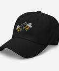 Bee-Mine-Embroidered-Dad-Hat-Black-Left-Front-View