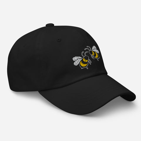 Bee-Mine-Embroidered-Dad-Hat-Black-Right-Front-View
