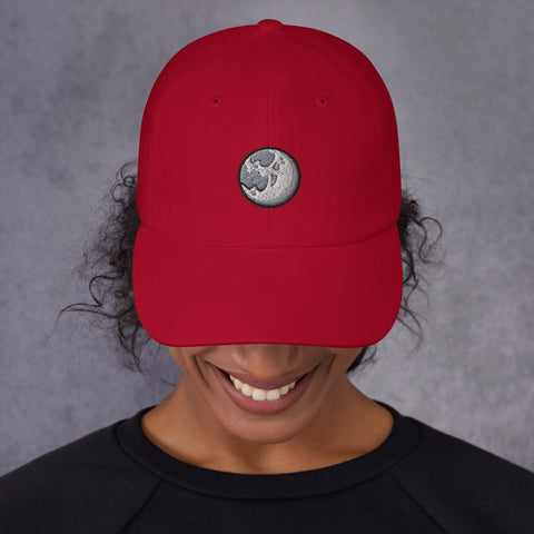 Full Moon Embroidered Dad Hat