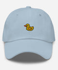 Rubber-Duck-Embroidered-Dad-Hat-Light-Blue-Front-View