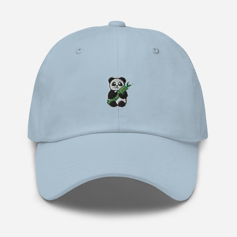 Panda-Embroidered-Dad-Light-Blue-Front-View