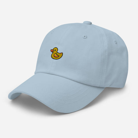 Rubber-Duck-Embroidered-Dad-Hat-Light-Blue-Left-Front-View