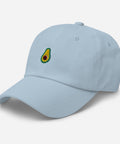 Avocado-Embroidered-Dad-Hat-Light-Blue-Left-Front-View