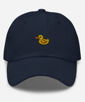 Rubber-Duck-Embroidered-Dad-Hat-Navy-Front-View