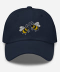 Bee-Mine-Embroidered-Dad-Hat-Navy-Front-View