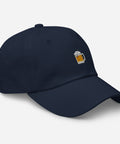 Beer-Mug-Embroidered-Dad-Hat-Navy-Right-Front-View
