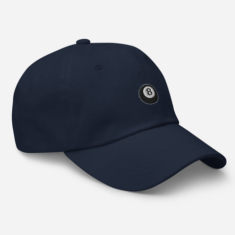 Magic-Eight-Ball-Embroidered-Dad-Hat-Navy-Right-Front-View