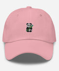 Panda-Embroidered-Dad-Hat-Pink-Front-View