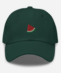 Watermelon-Embroidered-Dad-Hat-Spruce-Front-View