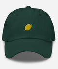 Lemon-Embroidered-Dad-Hat-Spruce-Front-View