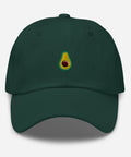 Avocado-Embroidered-Dad-Hat-Spruce-Front-View
