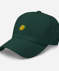 Lemon-Embroidered-Dad-Hat-Spruce-Left-Front-View