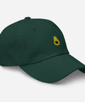 Avocado-Embroidered-Dad-Hat-Spruce-Right-Front-View