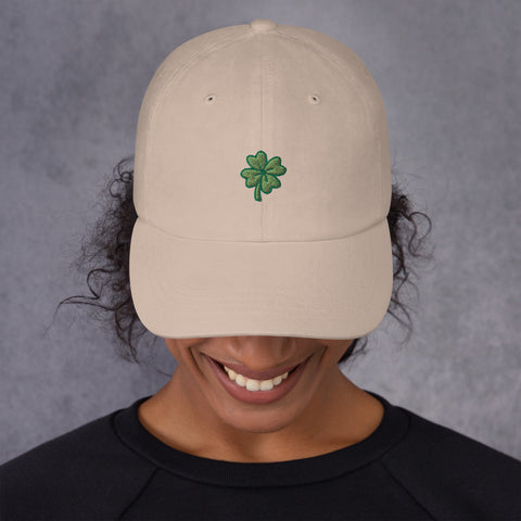 Four-Leaf Clover Dad Hat