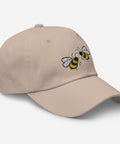Bee-Mine-Embroidered-Dad-Hat-Stone-Right-Front-View