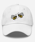 Bee-Mine-Embroidered-Dad-Hat-White-Front-View
