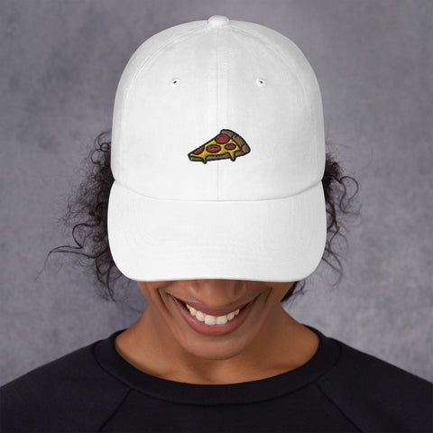 Pepperoni Pizza Embroidered Dad Hat