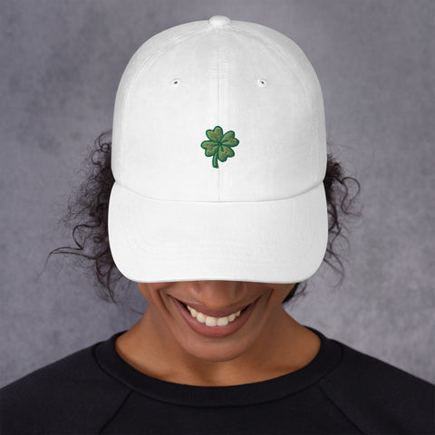 Four-Leaf Clover Dad Hat