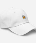 Beer-Mug-Embroidered-Dad-Hat-White-Right-Front-View