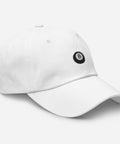 Magic-Eight-Ball-Embroidered-Dad-Hat-White-Right-Front-View