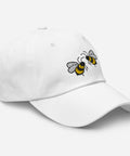 Bee-Mine-Embroidered-Dad-Hat-White-Right-Front-View