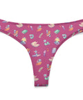 Book-Worm-Women's-Thong-Magenta-Product-Front-View