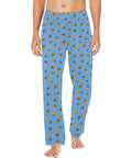 Pineapple-Mens-Pajama-Cornflower-Blue-Model-Front-View