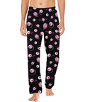 Eye-Love-You-Men's-Pajamas-Red-Model-Front-View