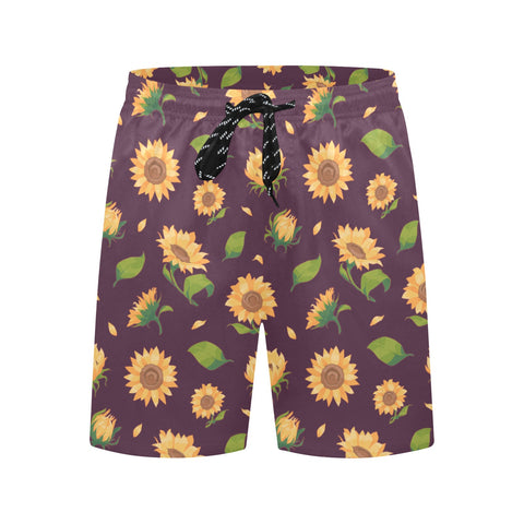 Sunflower-Men's-Swim-Trunks-Dark-Purple-Front-View