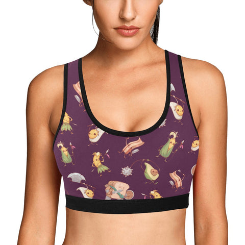 Food Fight Women's Bralette