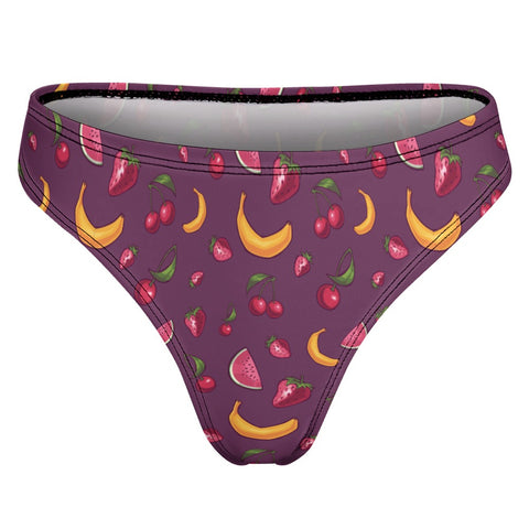 Fruit-Punch-Women's-Thong-Purple-Product-Back-View