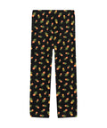 Pineapple-Mens-Pajama-Black-Front-View