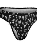 Crazy-Hearts-Women's-Thong-Black-Product-Side-View