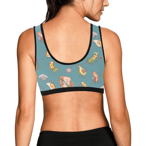 Food Fight Women's Bralette