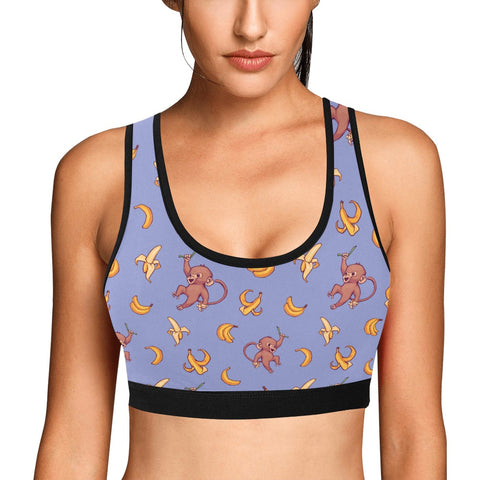 Baby-Monkey-Womens-Bralette-Cornflower-Blue-Model-Front-View