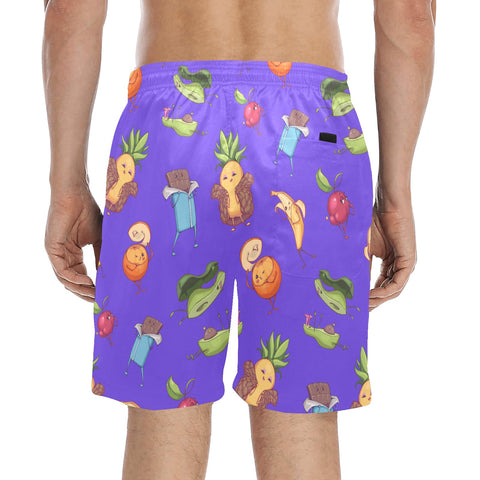 Flirty Fruit Men's Swim Trunks