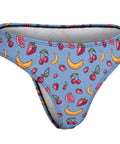 Fruit-Punch-Women's-Thong-Cornflower-Blue-Product-Side-View